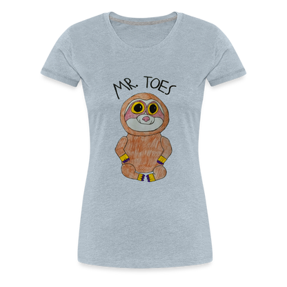 Kiyah's Mr Toes T-Shirt - heather ice blue