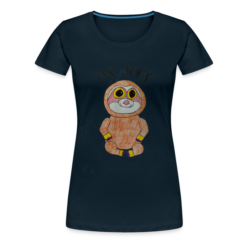 Kiyah's Mr Toes T-Shirt - deep navy