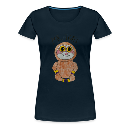 Kiyah's Mr Toes T-Shirt - deep navy