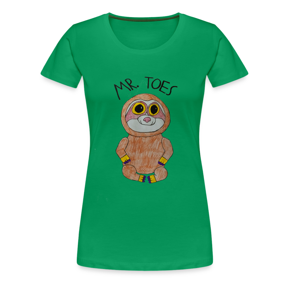 Kiyah's Mr Toes T-Shirt - kelly green