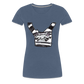 Claudia's Cat on T-Shirt on a T-Shirt - heather blue