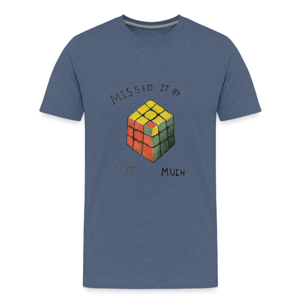 Max's Missed It T-Shirt - heather blue