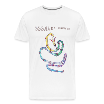 Noah's Ssssnake Dragonsss T-Shirt - white