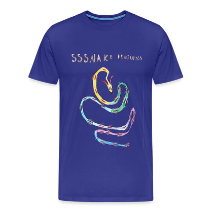 Noah's Ssssnake Dragonsss T-Shirt - royal blue