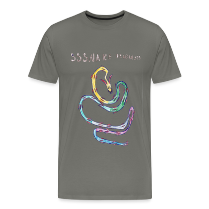 Noah's Ssssnake Dragonsss T-Shirt - asphalt gray