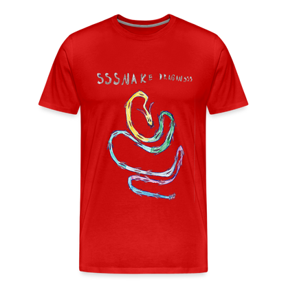 Noah's Ssssnake Dragonsss T-Shirt - red