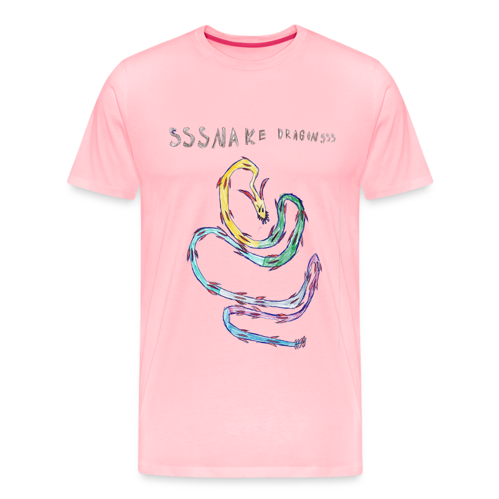 Noah's Ssssnake Dragonsss T-Shirt - pink