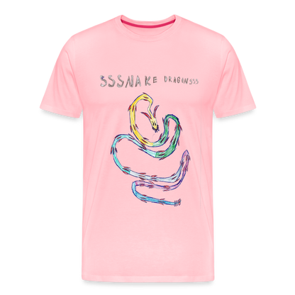 Noah's Ssssnake Dragonsss T-Shirt - pink