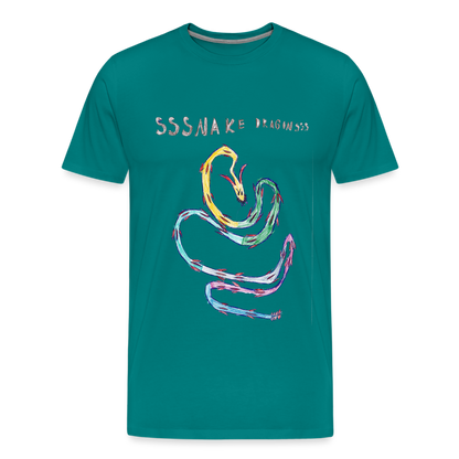 Noah's Ssssnake Dragonsss T-Shirt - teal