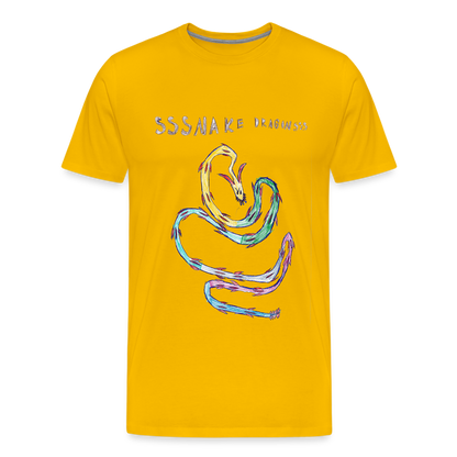 Noah's Ssssnake Dragonsss T-Shirt - sun yellow