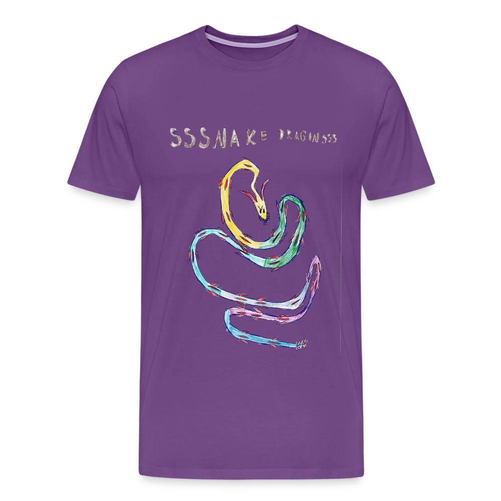 Noah's Ssssnake Dragonsss T-Shirt - purple