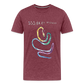 Noah's Ssssnake Dragonsss T-Shirt - heather burgundy