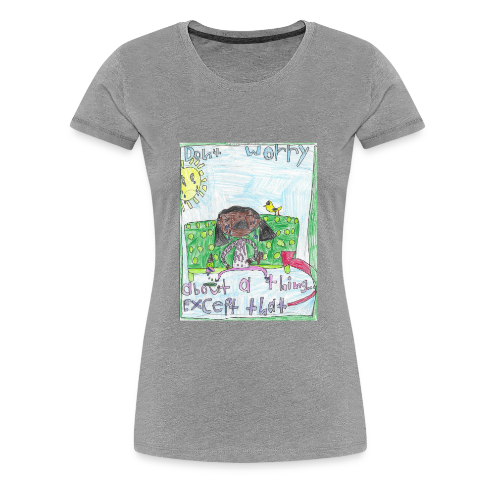 Adelynn's Don't Worry T-Shirt - heather gray