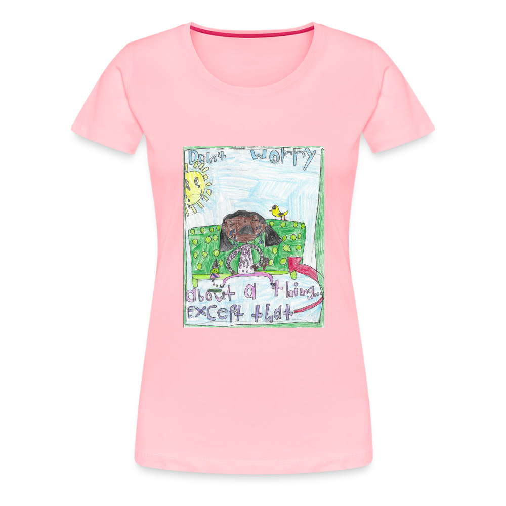 Adelynn's Don't Worry T-Shirt - pink