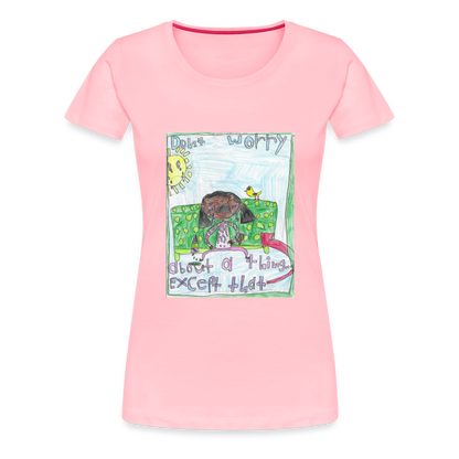 Adelynn's Don't Worry T-Shirt - pink