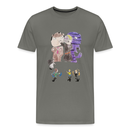Frank's Predators and Prey Series Shirt...The Wormhole! - asphalt gray