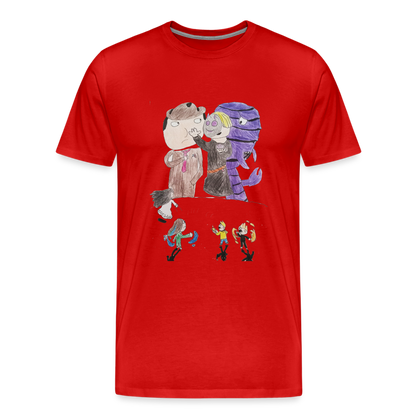 Frank's Predators and Prey Series Shirt...The Wormhole! - red