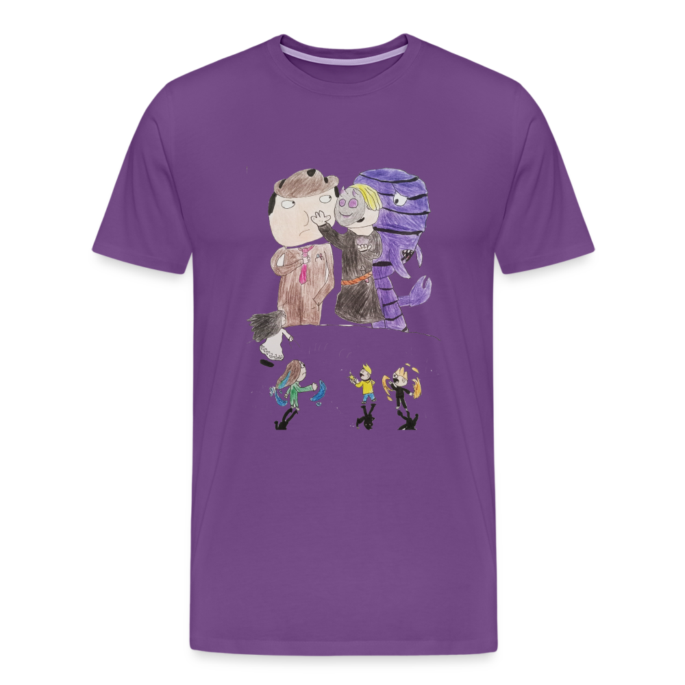 Frank's Predators and Prey Series Shirt...The Wormhole! - purple