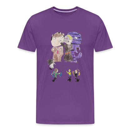 Frank's Predators and Prey Series Shirt...The Wormhole! - purple