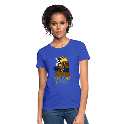 Wolverines' National Championship Football T-Shirt 2023-24 (Womens) - royal blue