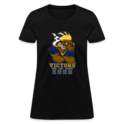 Wolverines' National Championship Football T-Shirt 2023-24 (Womens) - black