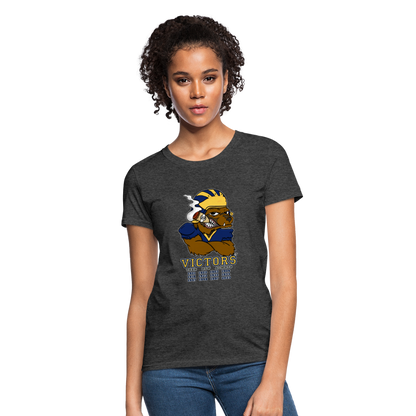 Wolverines' National Championship Football T-Shirt 2023-24 (Womens) - heather black
