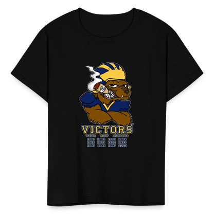 Wolverines' National Championship Football T-Shirt 2023-24 (Kids) - black