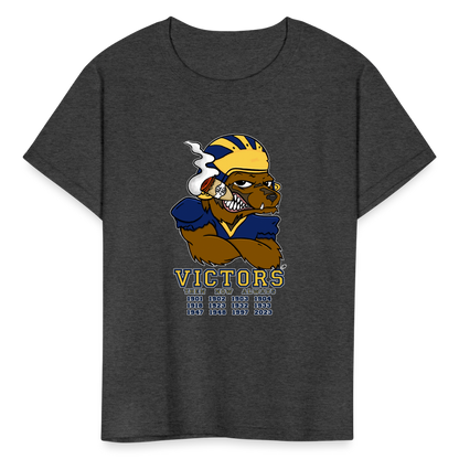 Wolverines' National Championship Football T-Shirt 2023-24 (Kids) - heather black