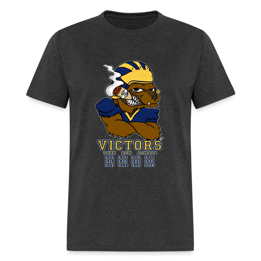 Wolverines' National Championship Football T-Shirt 2023-24 (Mens) - heather black