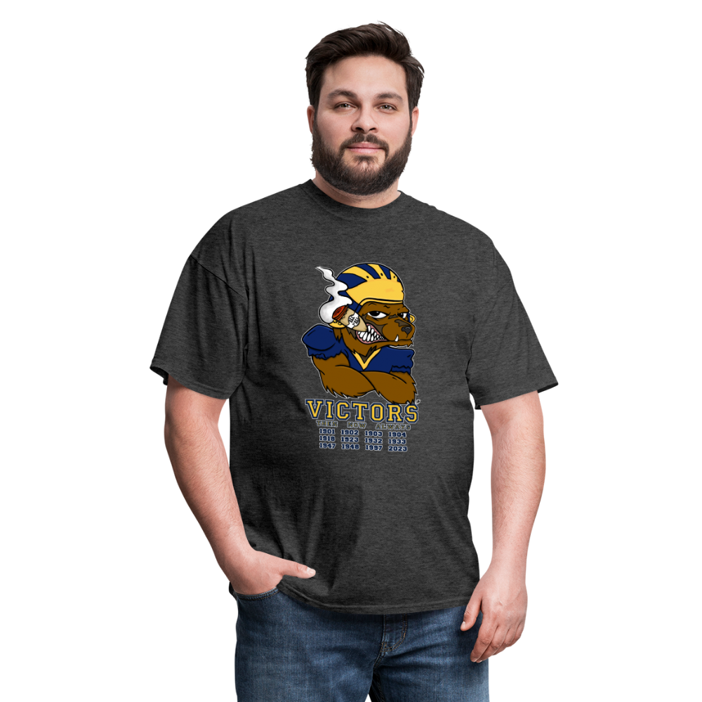 Wolverines' National Championship Football T-Shirt 2023-24 (Mens) - heather black
