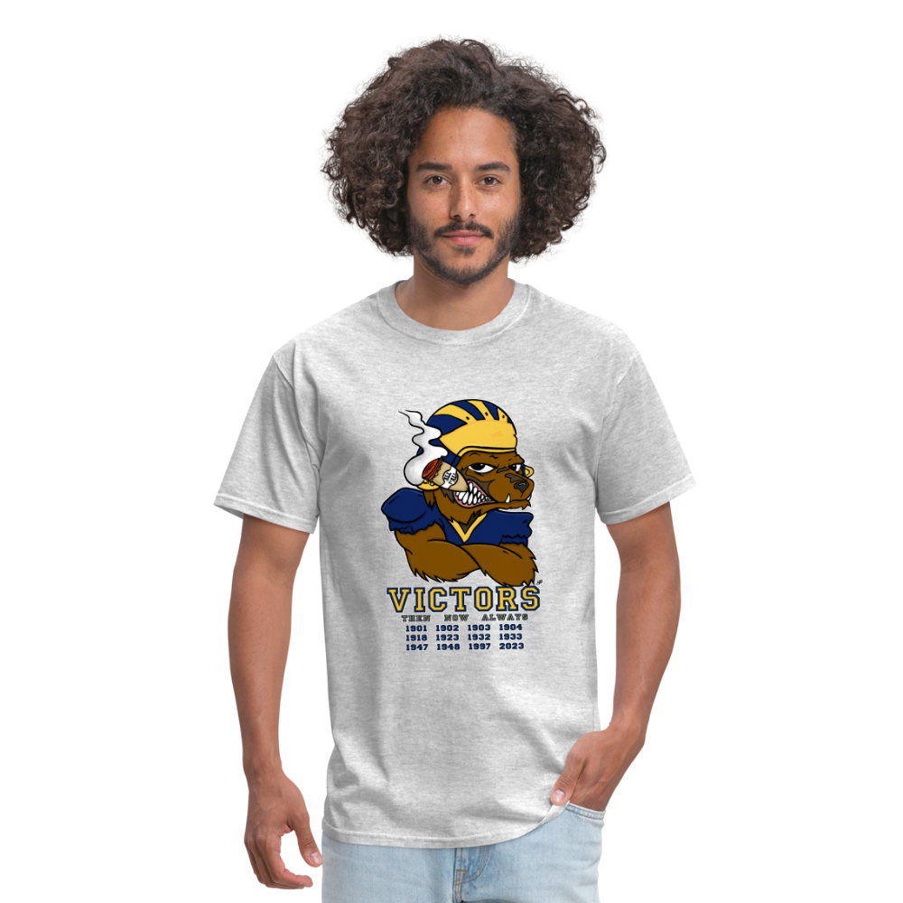 Wolverines' National Championship Football T-Shirt 2023-24 (Mens) - heather gray
