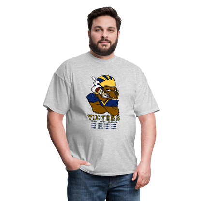 Wolverines' National Championship Football T-Shirt 2023-24 (Mens) - heather gray