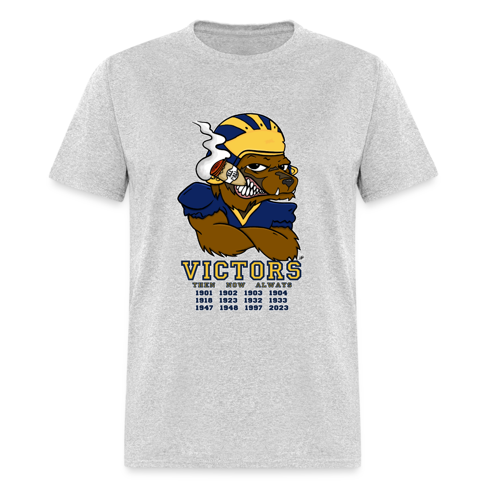 Wolverines' National Championship Football T-Shirt 2023-24 (Mens) - heather gray