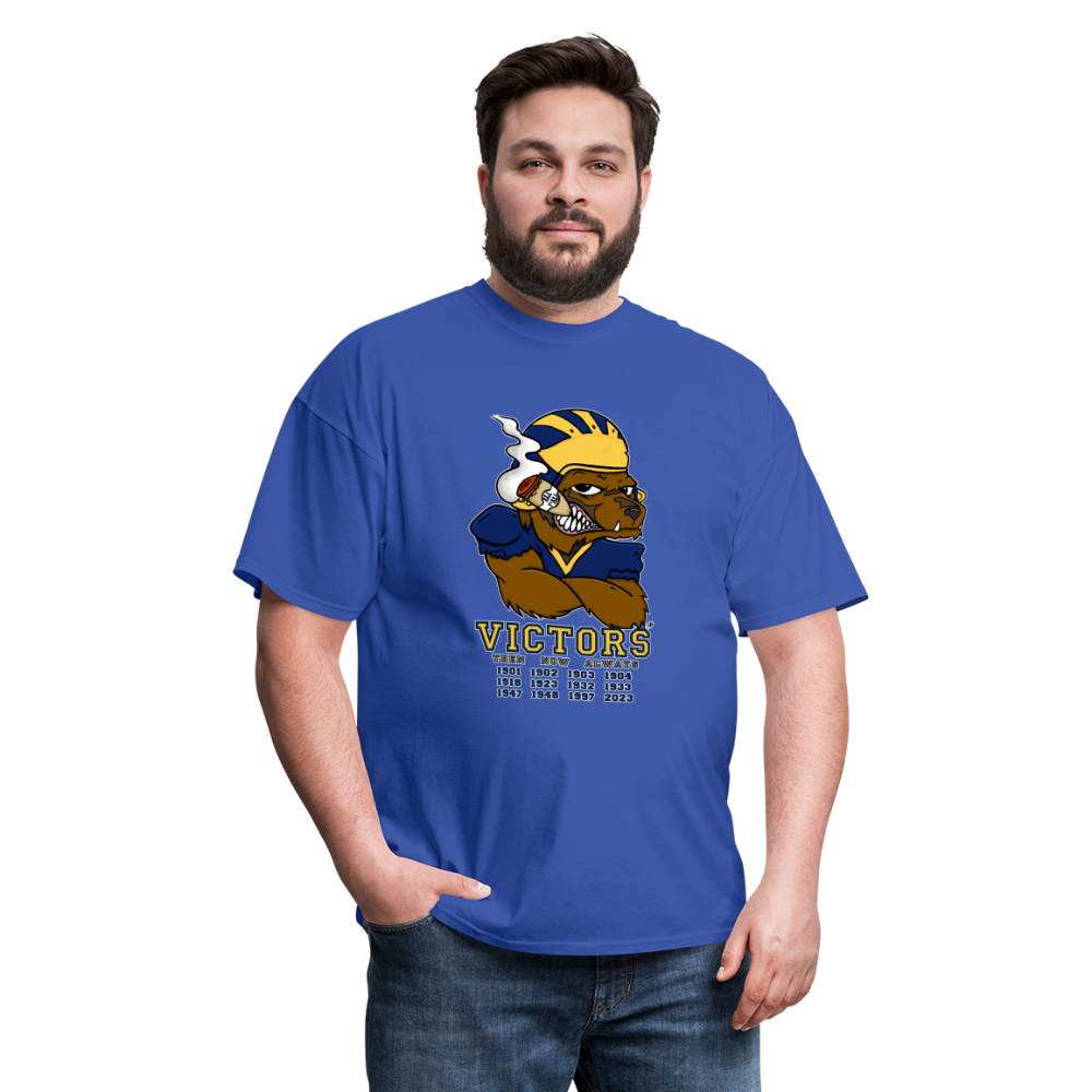 Wolverines' National Championship Football T-Shirt 2023-24 (Mens) - royal blue