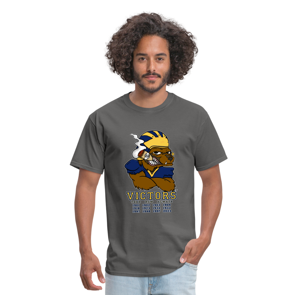 Wolverines' National Championship Football T-Shirt 2023-24 (Mens) - charcoal