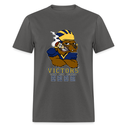 Wolverines' National Championship Football T-Shirt 2023-24 (Mens) - charcoal