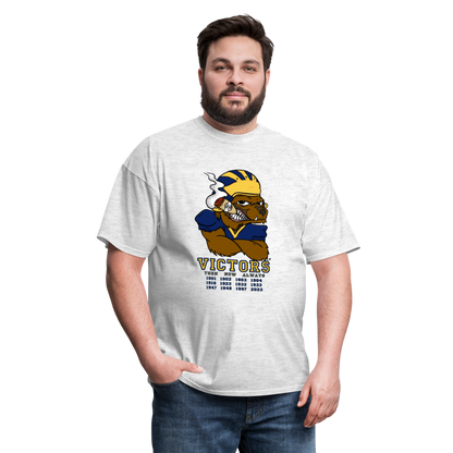 Wolverines' National Championship Football T-Shirt 2023-24 (Mens) - light heather gray