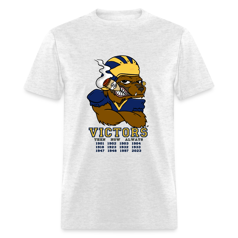 Wolverines' National Championship Football T-Shirt 2023-24 (Mens) - light heather gray
