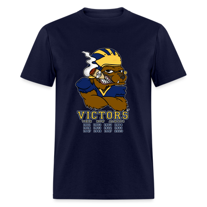 Wolverines' National Championship Football T-Shirt 2023-24 (Mens) - navy