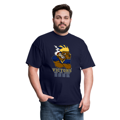 Wolverines' National Championship Football T-Shirt 2023-24 (Mens) - navy