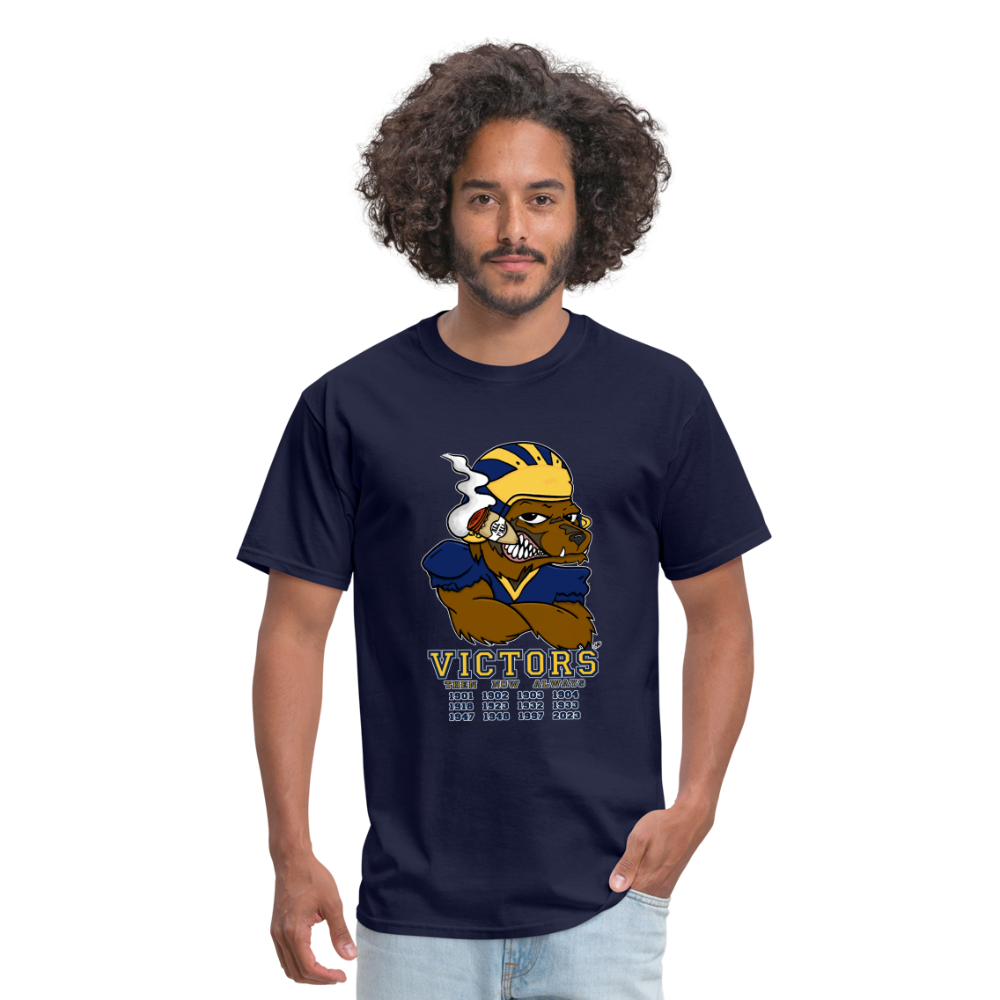 Wolverines' National Championship Football T-Shirt 2023-24 (Mens) - navy
