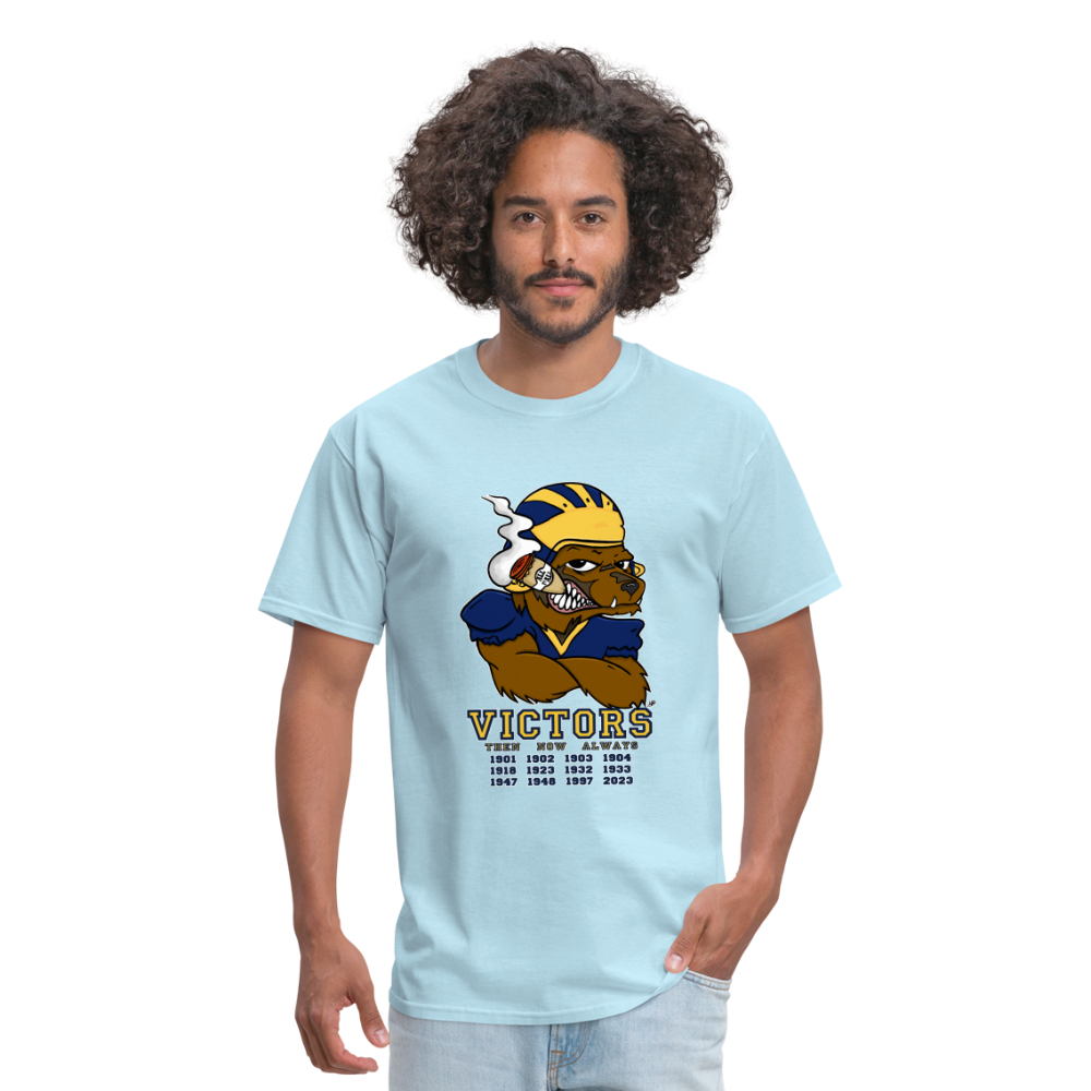 Wolverines' National Championship Football T-Shirt 2023-24 (Mens) - powder blue