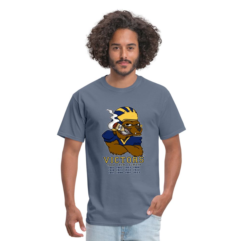 Wolverines' National Championship Football T-Shirt 2023-24 (Mens) - denim