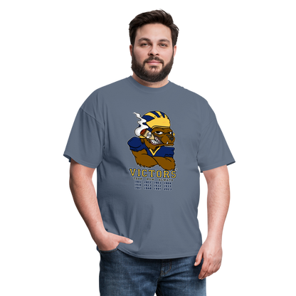 Wolverines' National Championship Football T-Shirt 2023-24 (Mens) - denim