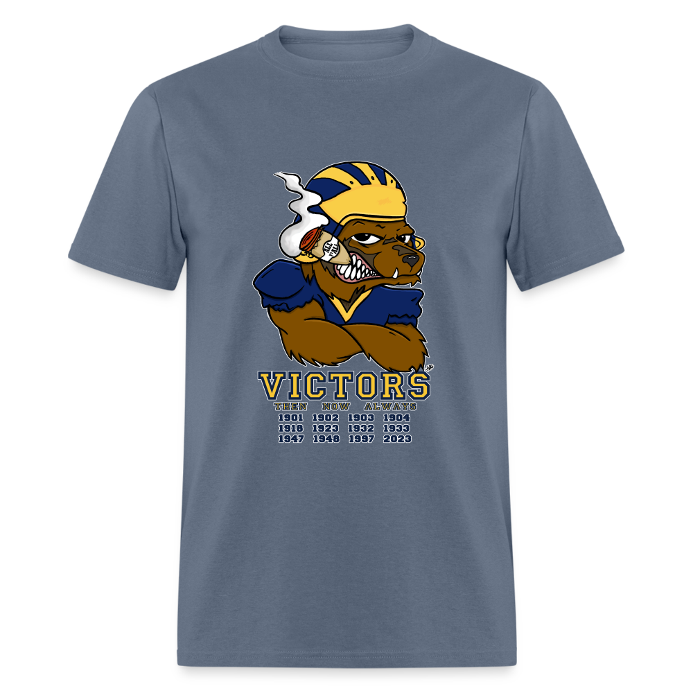 Wolverines' National Championship Football T-Shirt 2023-24 (Mens) - denim
