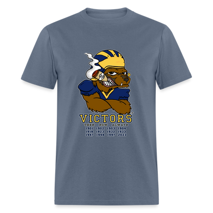 Wolverines' National Championship Football T-Shirt 2023-24 (Mens) - denim