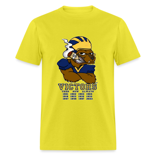 Wolverines' National Championship Football T-Shirt 2023-24 (Mens) - yellow