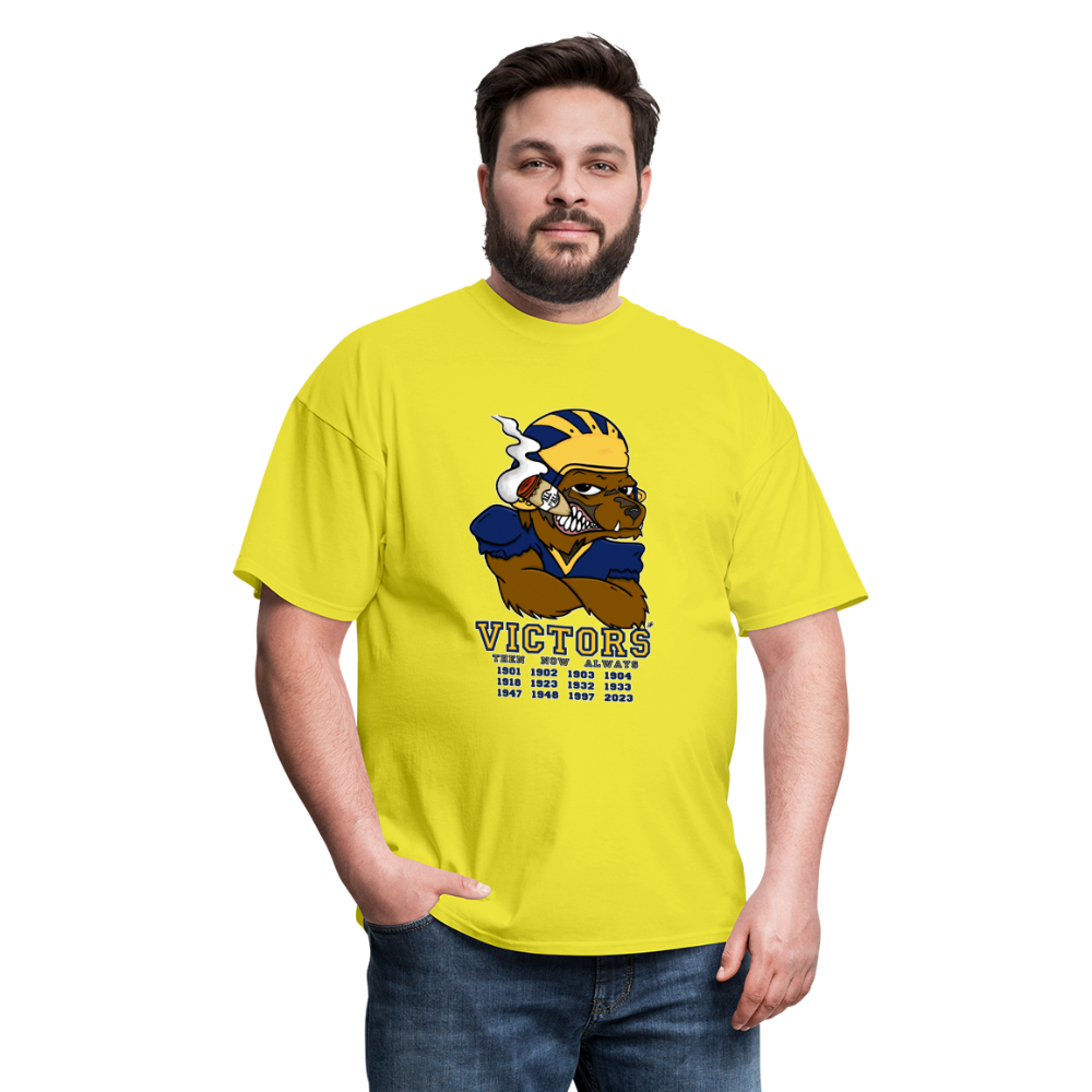 Wolverines' National Championship Football T-Shirt 2023-24 (Mens) - yellow