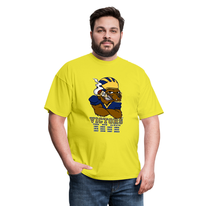 Wolverines' National Championship Football T-Shirt 2023-24 (Mens) - yellow
