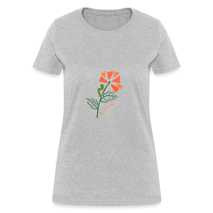 Emma's Marigold T-Shirt - heather gray